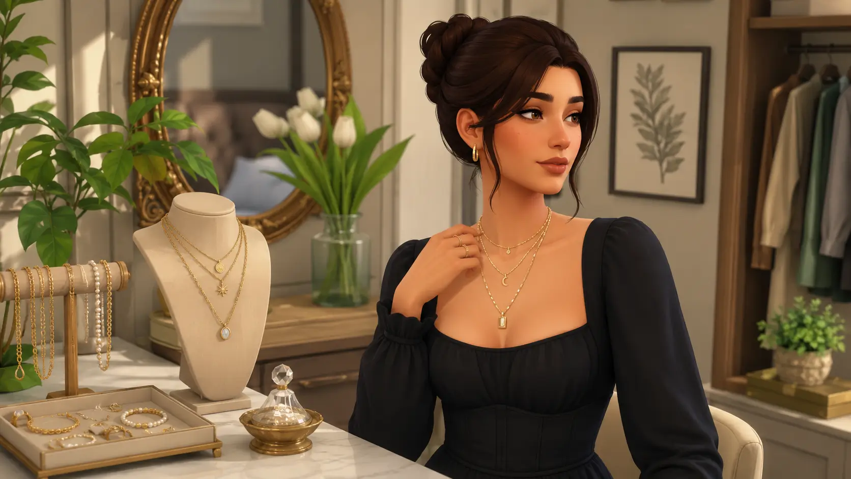 Sims 4 Necklace CC Downloads