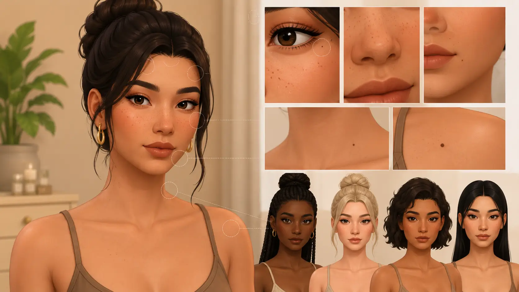 Sims 4 Skin Overlay CC Downloads