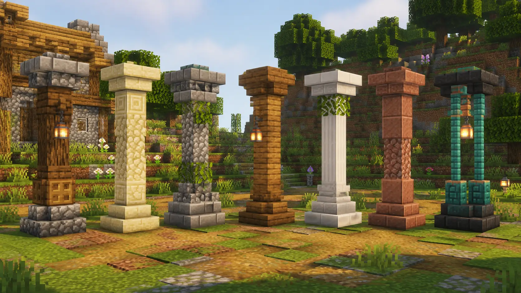 Minecraft Pillar Design Ideas