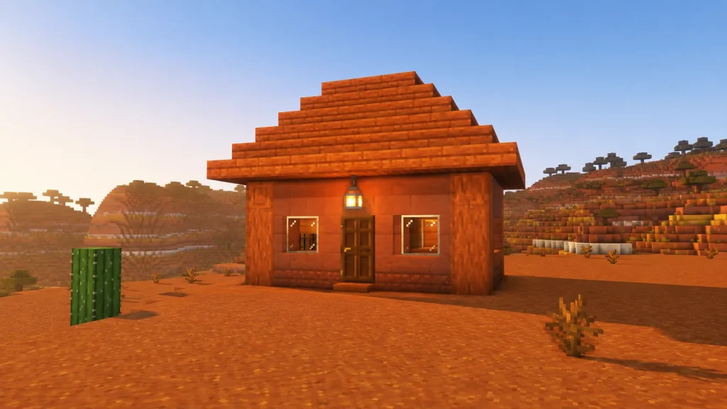 Acacia and Sandstone Starter Hut