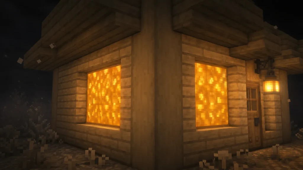 Amber Resin Window House