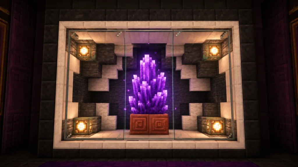 Amethyst and Copper Accent Nook