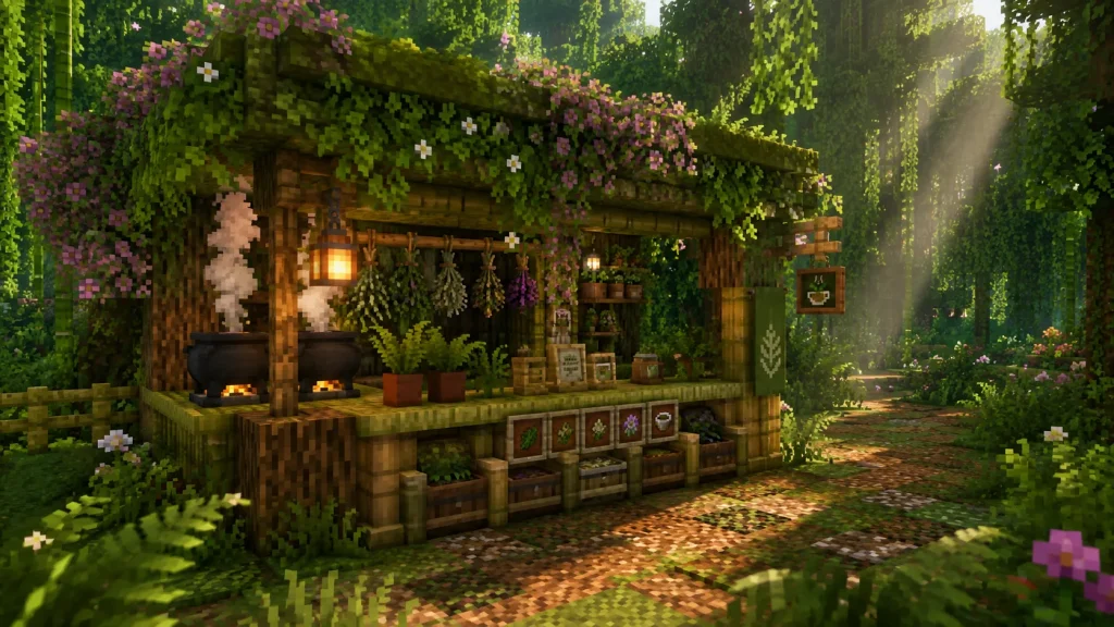 Bamboo Tea and Herb Stand