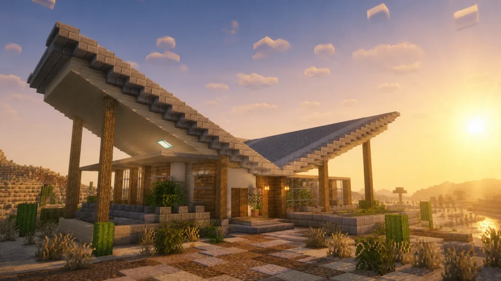 Butterfly Inverted Roof