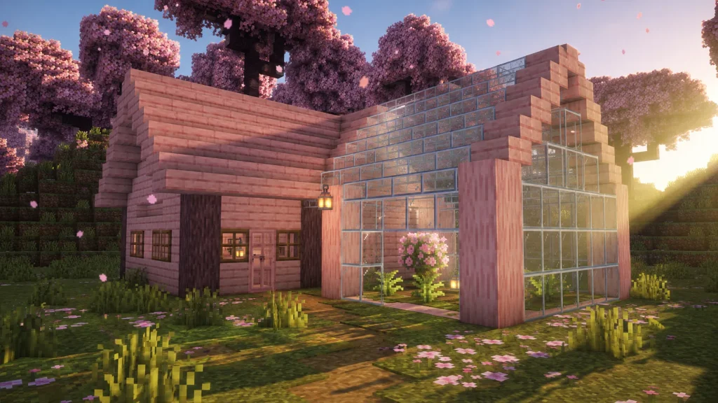 Cherry Greenhouse Attachment Home