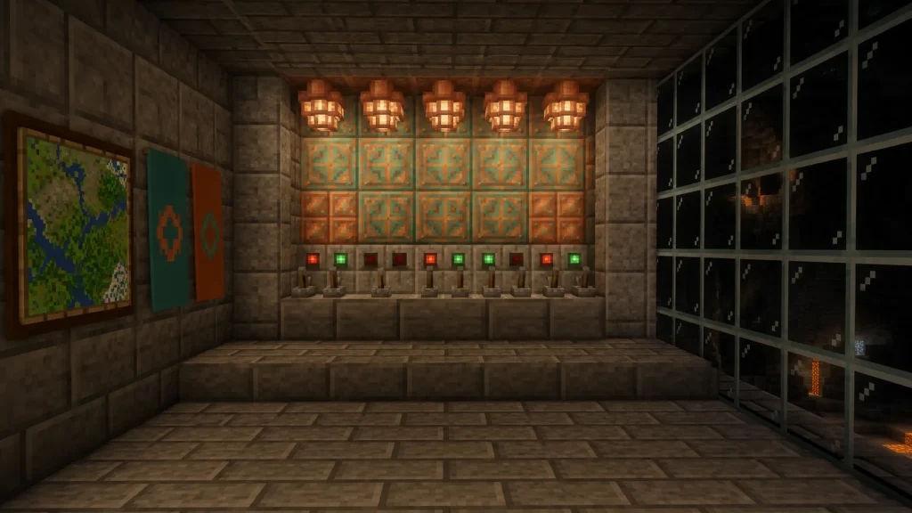 Chiseled Copper Command Room