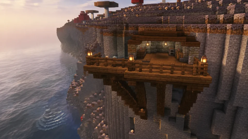 Cliffside Mycelium Overlook