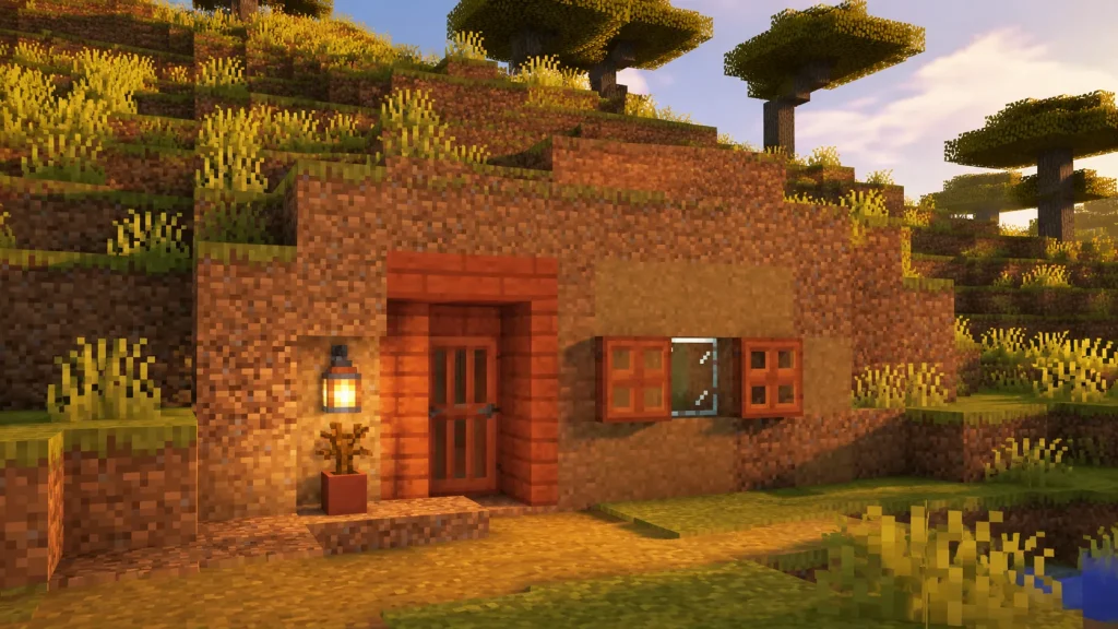 Coarse Dirt Dugout Den