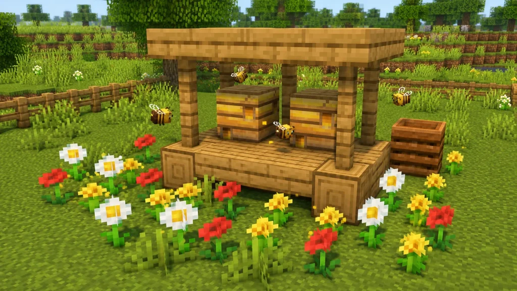 Compact Beehive Apiary Stand