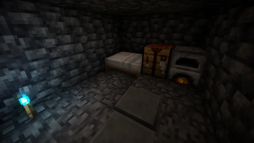 Compact Deepslate Starter Den