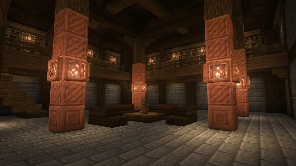 Copper Column Great Room