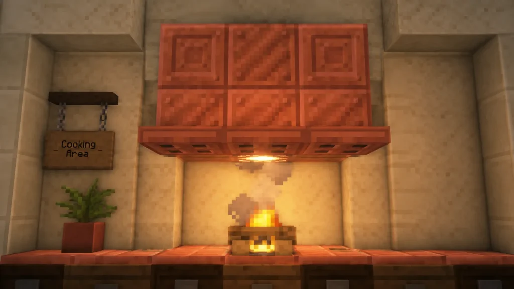 Copper Range Hood Nook