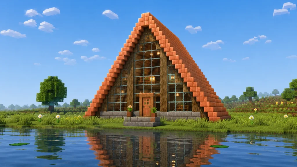 Copper-Roofed A-Frame