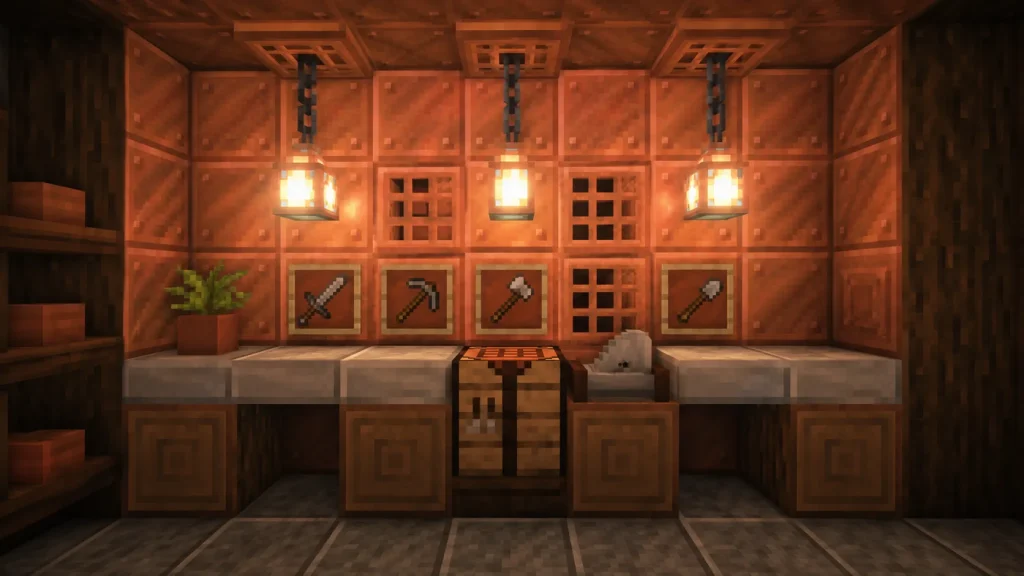 Copper Workshop Bench