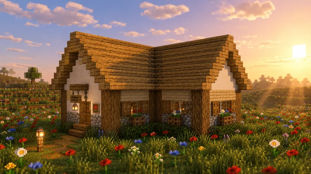 Cross-Gabled Cottage Roof
