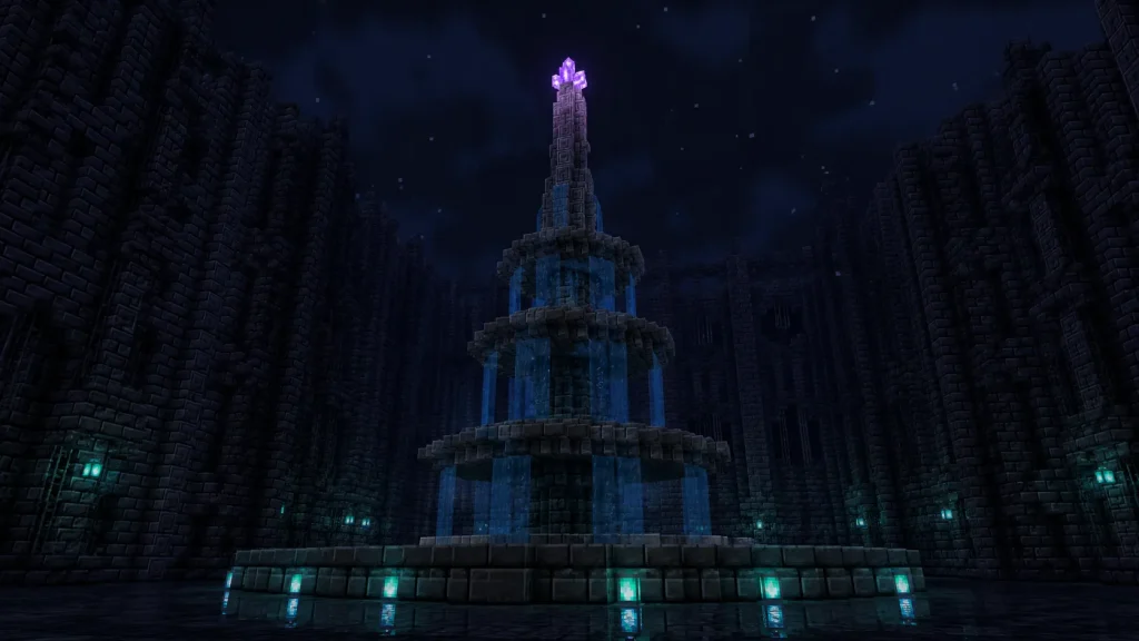 Deepslate Keep Fountain
