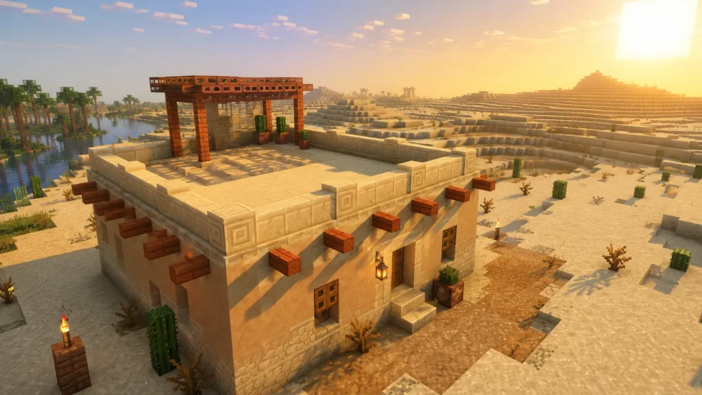 Desert Flat Sandstone Roof