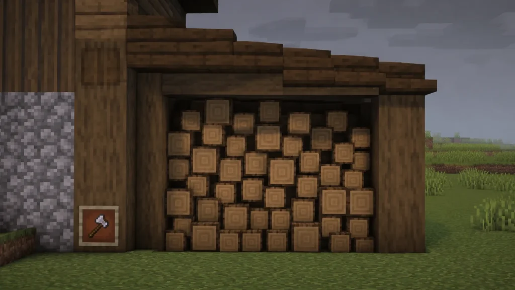 Firewood Storage Lean-To
