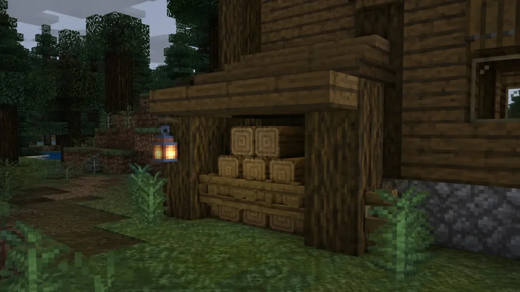 Firewood Storage Lean-to