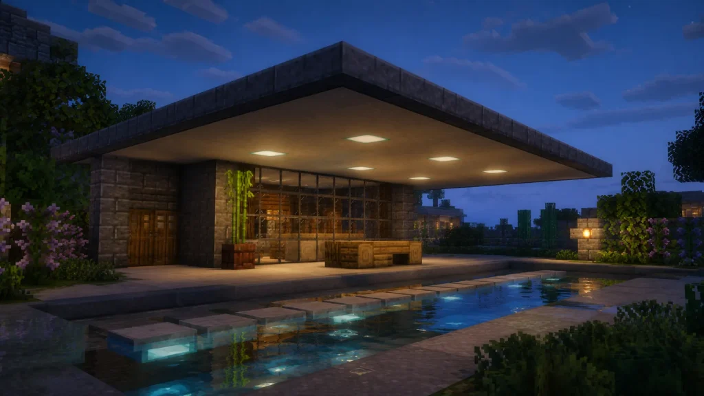 Floating Cantilever Roof