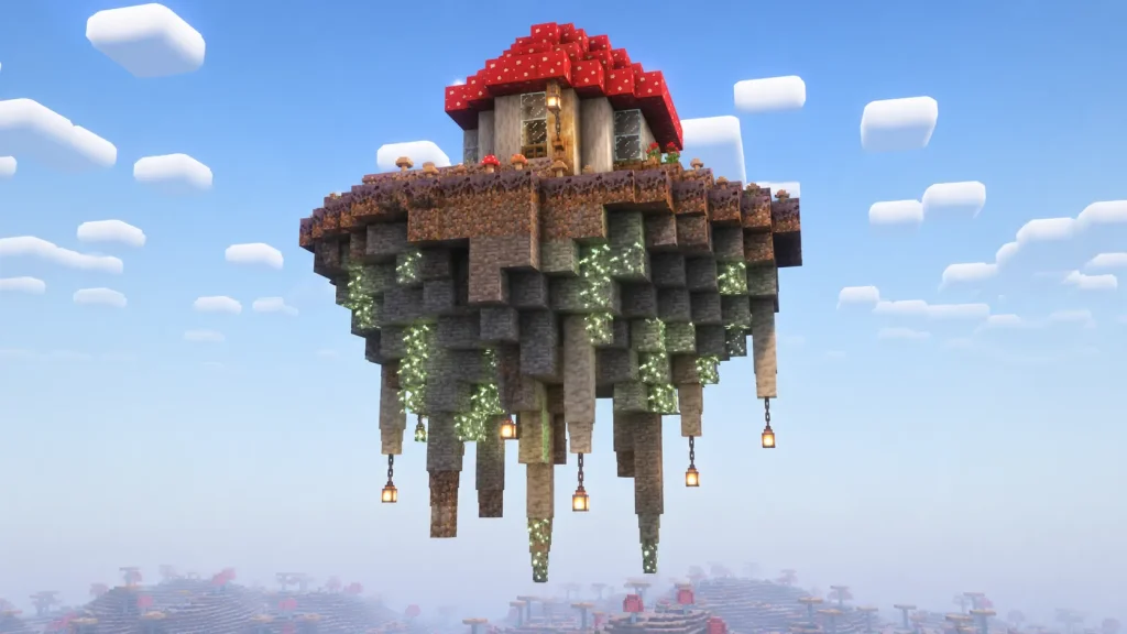 Floating Spore Island Home