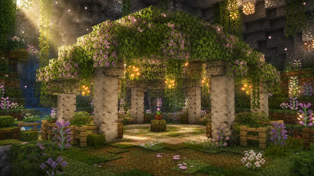 Flowering Azalea Canopy Roof