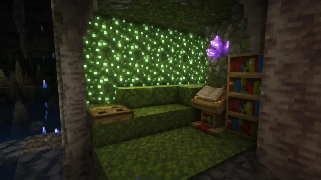 Glow Lichen Reading Nook