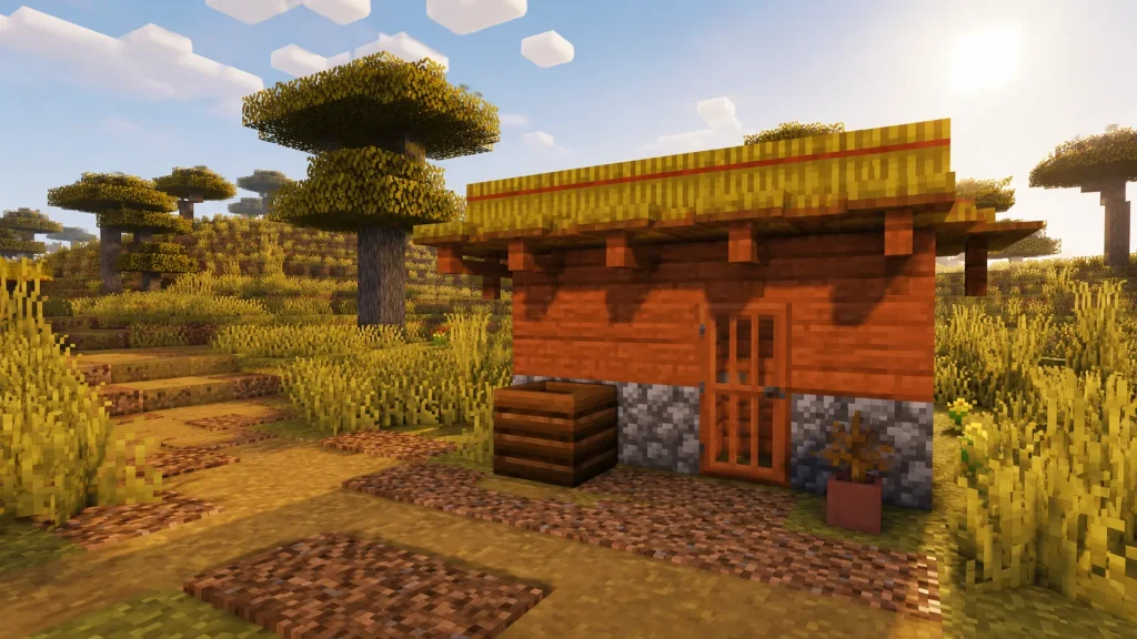 Hay-Roofed Trailhouse