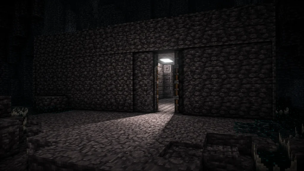 Hidden Piston-Door Bunker