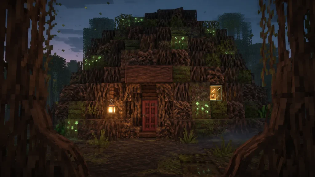 Hollowed Root-Ball Burrow