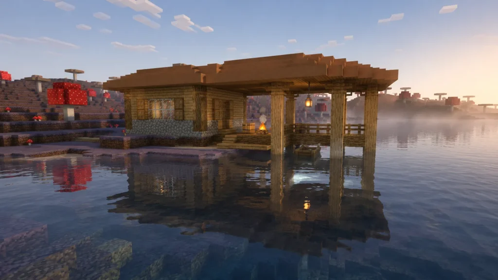 Lakeside Mushroom Boathouse