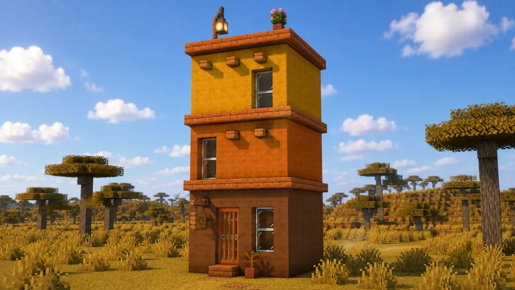 Layered Terracotta Townhouse