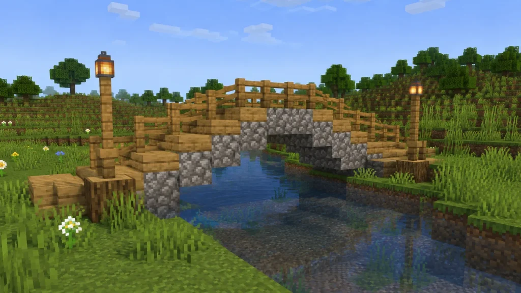 Little Bridge over a Stream