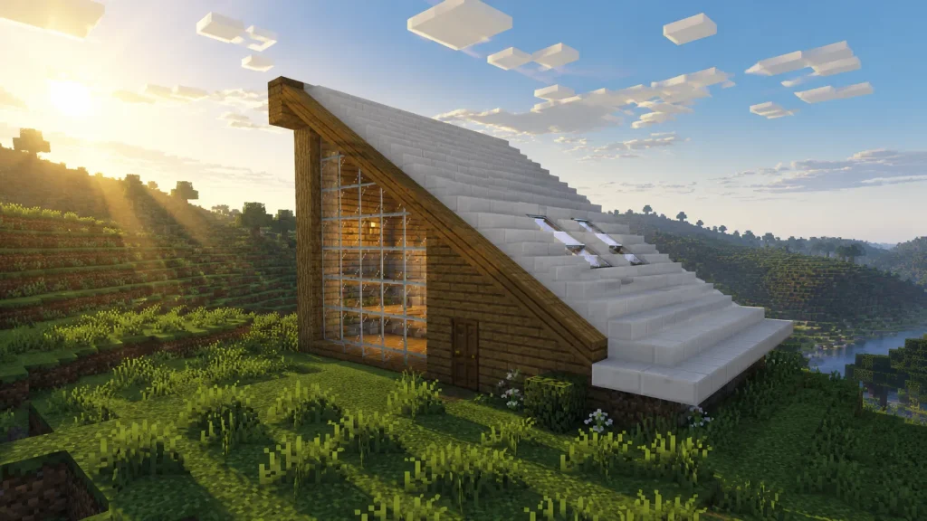 Mono-Pitch Slanted Roof