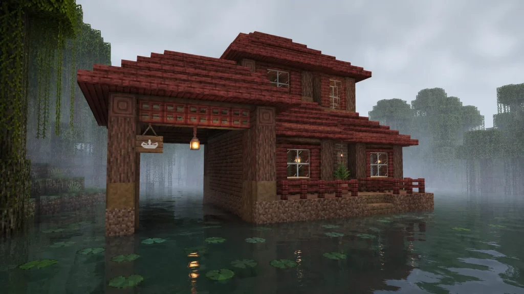 Mud Brick Boathouse
