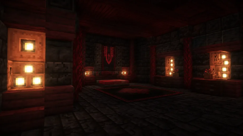Nether-Warm Basalt Bedroom