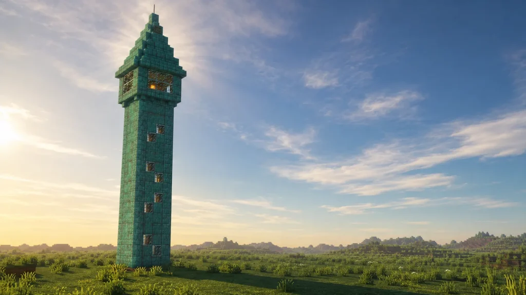 Oxidized Copper Watchtower