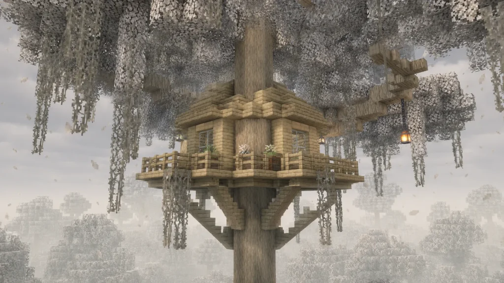 Pale Oak Canopy Treehouse