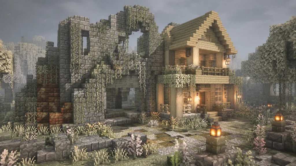 Pale Ruins Reclaimed Home