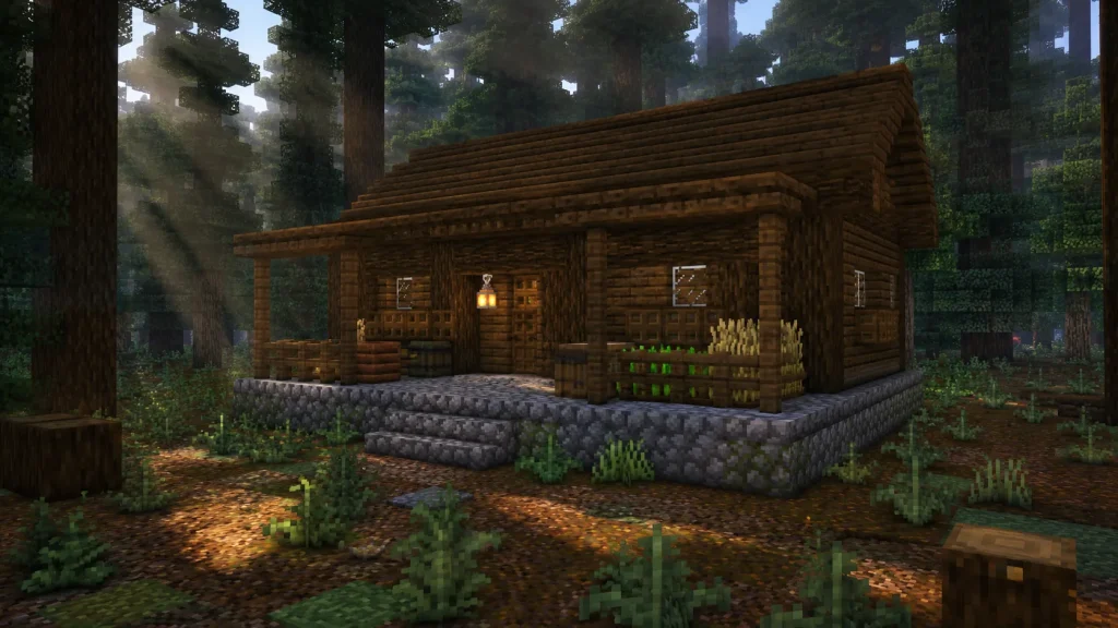 Podzol-Grounded Spruce Trapper's Cabin