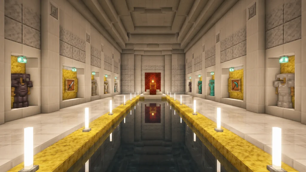 Polished Sulfur Reflecting Pool Room
