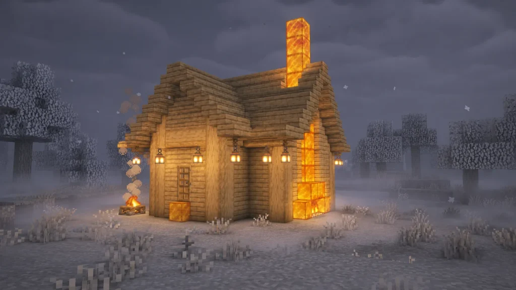Resin-Glow Lantern Cottage