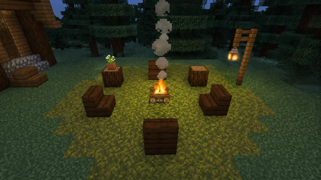 Small Campfire Seating Area
