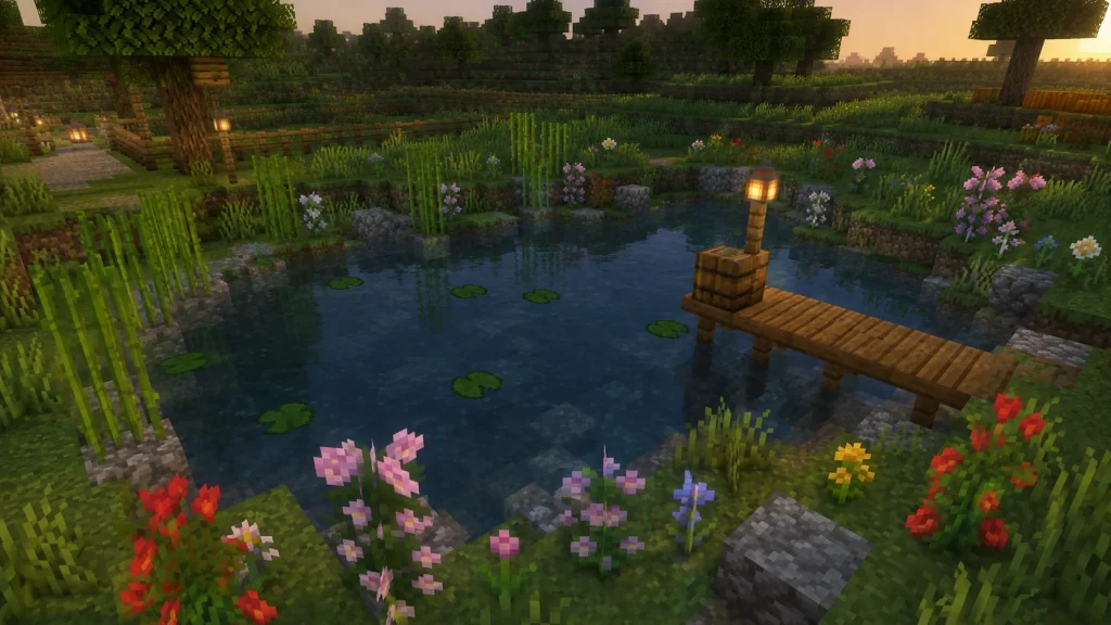 Small Pond with Dock