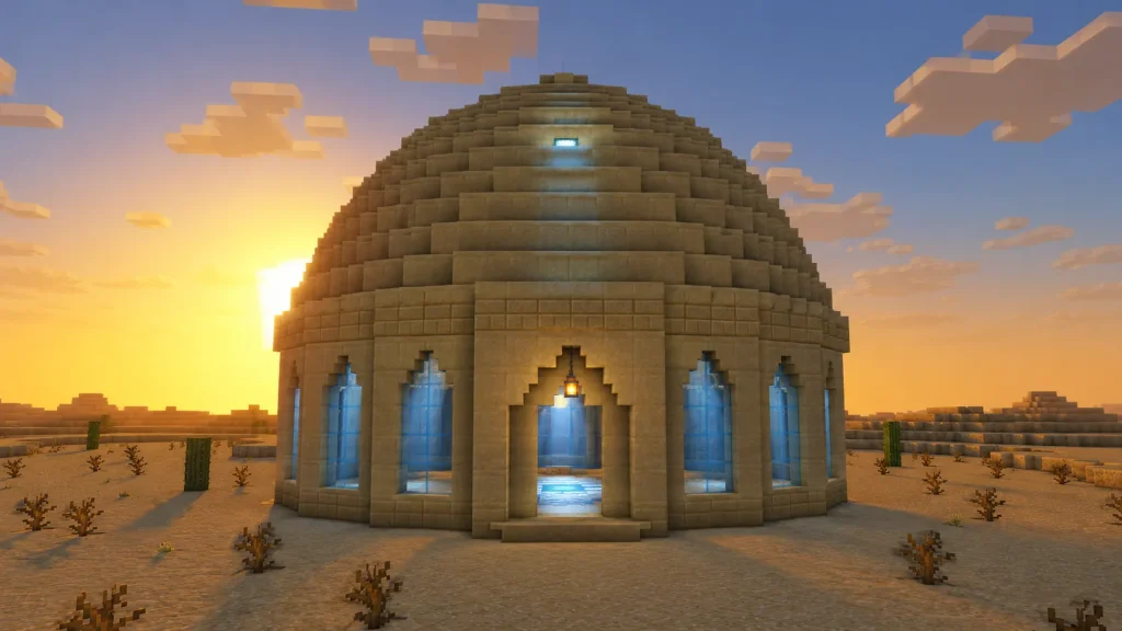 Smooth Sandstone Domed Retreat