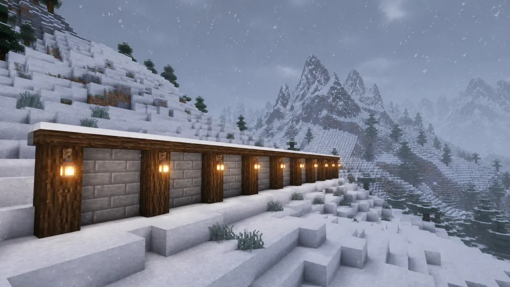 Spruce Cabin Wall