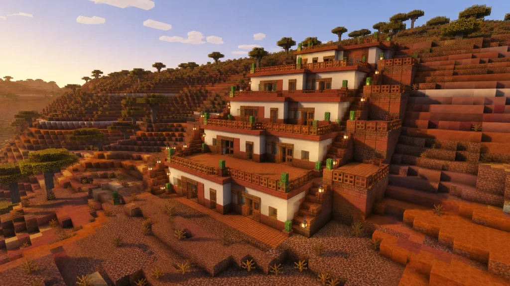 Stepped Hillside Villa