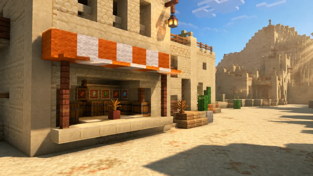 Sunbaked Merchant's Stall House