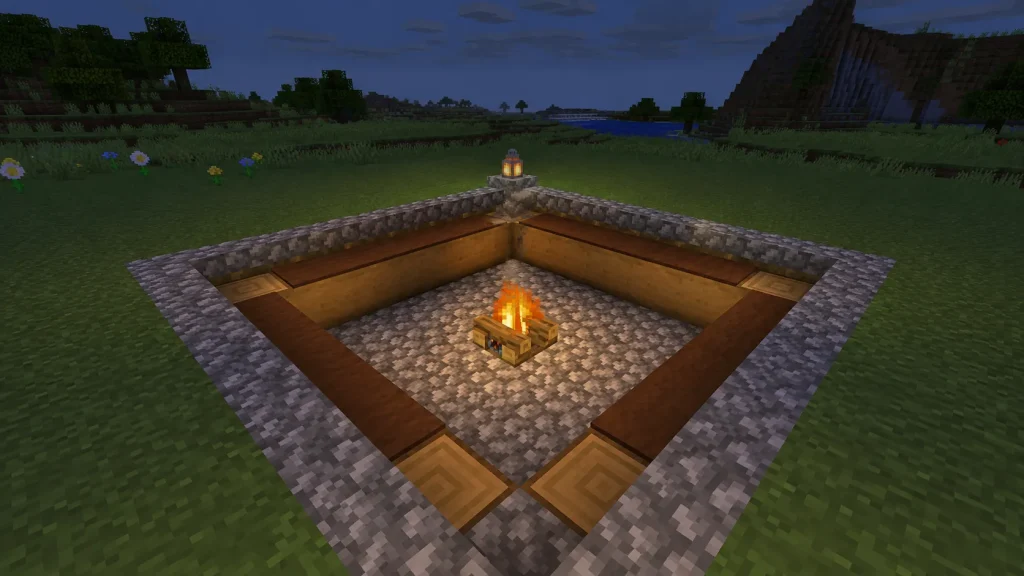 Sunken Fire Pit Lounge