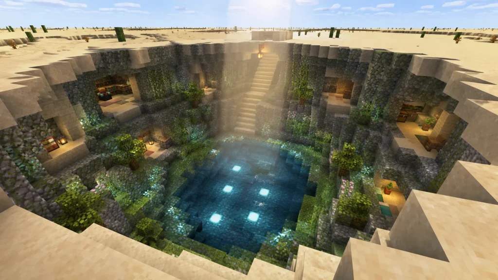Sunken Spring Grotto Home